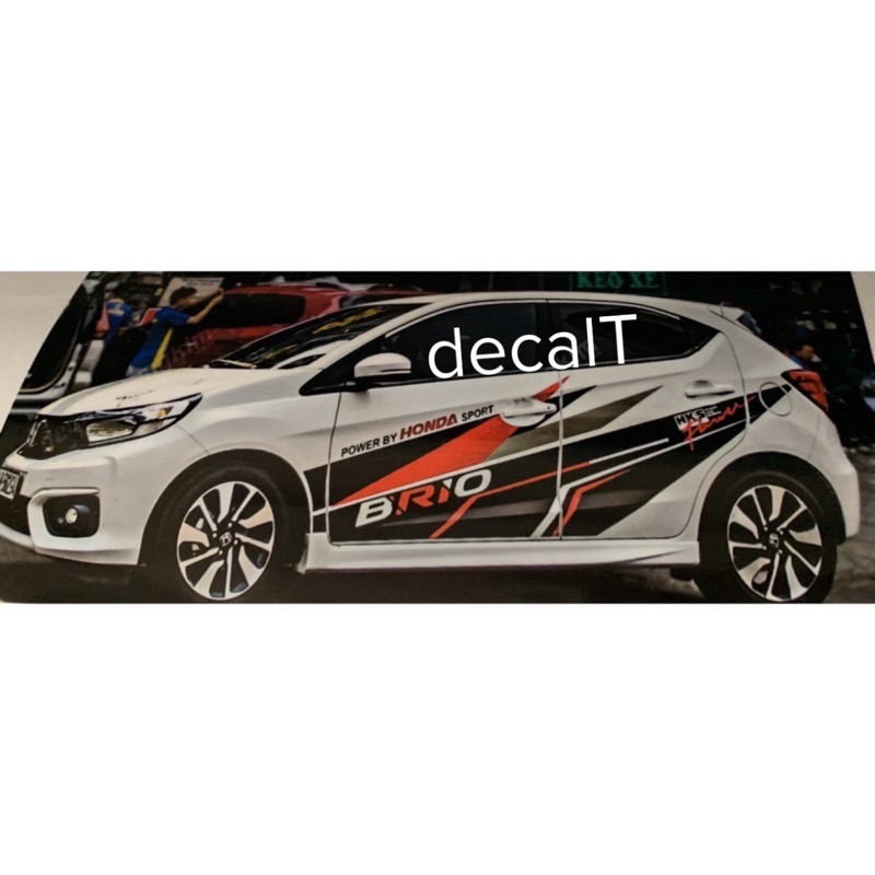 Tem Dán sườn xe Honda Brio
