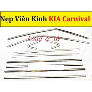 Ốp Nẹp Viền Chân Kính, Cong Kính Xe KIA CARNIVAL 2025-22 Mẫu Inox Cao Cấp