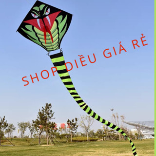 Diều rắn đuôi dài 15 mét - TẶNG tay cầm thả diều 150 mét + Túi vải (diều giá rẻ, diều thả, diều 3d, diều đại trà) diều