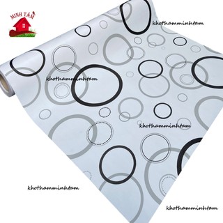 Decal dán tường hoa văn khổ 90cm x50cm