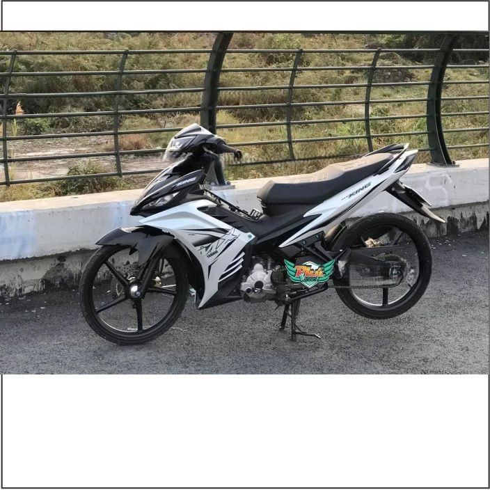 Tem rời dán xe Exciter 135 Mx Trắng đen mẫu hot
