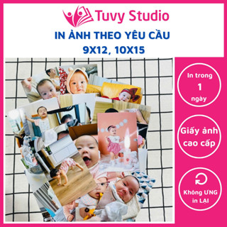 In ảnh theo yêu cầu từ điện thoại - Gói 30 ảnh 9x12, 10x15 in thường, phủ UV ép lụa tại Tú Vy Studio