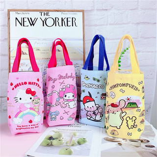 Túi đựng bình nước Hello Kitty Doremon Doraemon