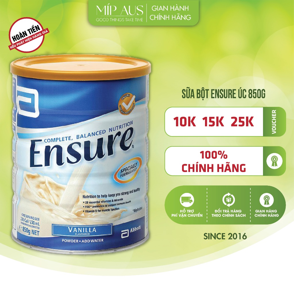 Sữa Ensure Úc - 850g