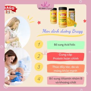 Men dinh dưỡng hữu cơ Bragg - 127gr