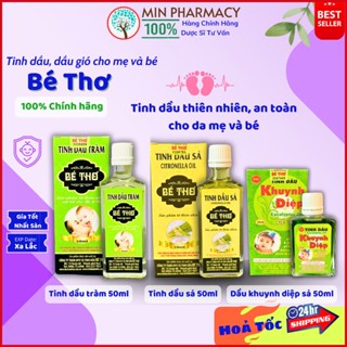 Tinh Dầu BÉ THƠ HUẾ tinh dầu tràm, khuynh diệp, sả chanh giúp giảm cảm cúm, nghẹt mũi, xua đuổi côn trùng cho bé