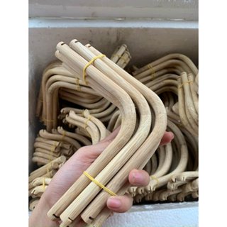 Cầu góc tre vuông, cong Cầu góc lồng chim chào mào tre già đẹp đủ mẫu giá rẻ Phụ kiện Huyền Trần