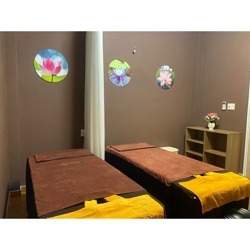 Khăn trải giường spa