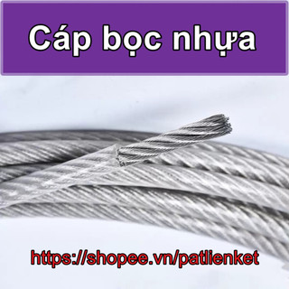 Cáp bọc nhựa (cáp thép bọc nhựa)