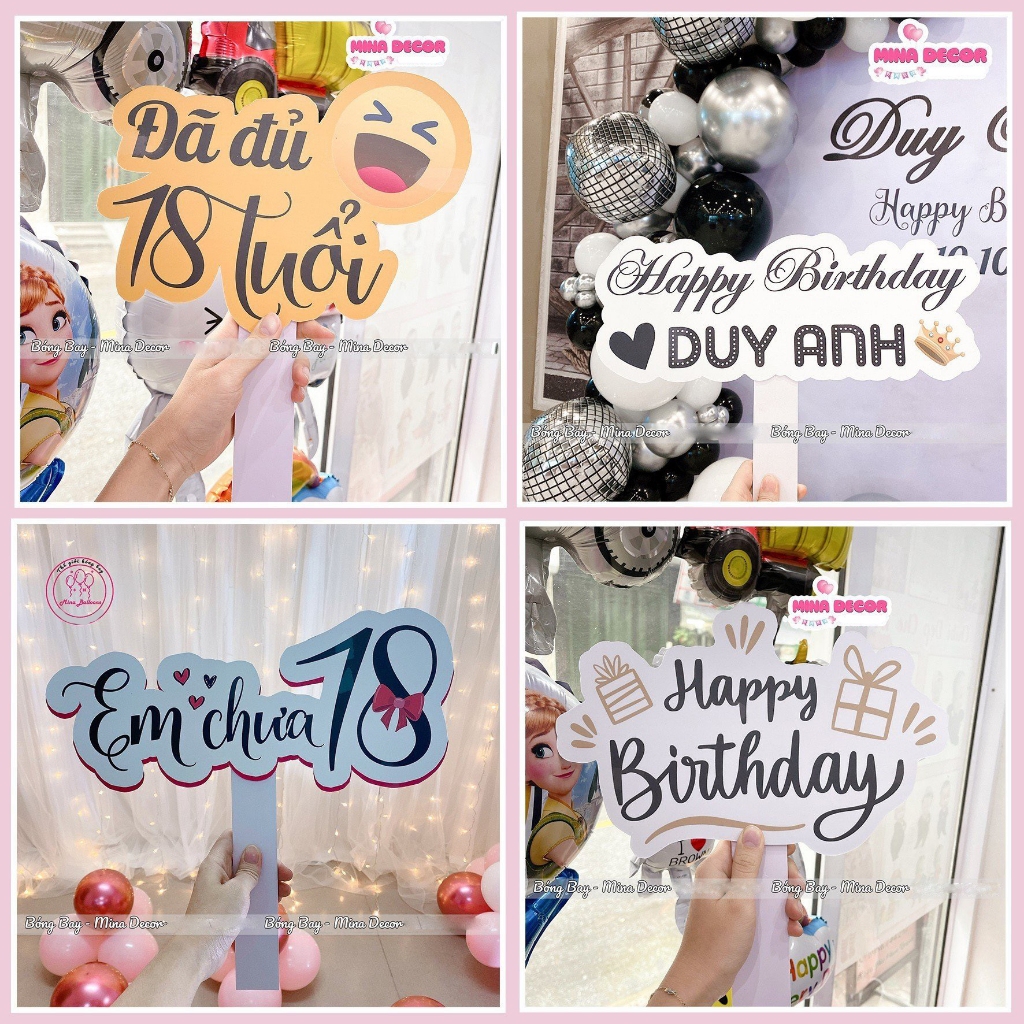 Hashtag sinh nhật người lớn, Hastag cầm tay chụp ảnh