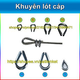 Khuyên lót cáp, bẹn cáp (bằng sắt hoặc inox 304)