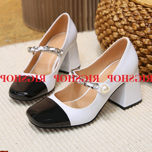 Giày Cao Gót MEYBANNI 7P Quai Xích Ngọc Siêu Sang - D19