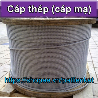 Cáp thép Cáp mạ Cáp trần... (1,2ly - 1,5ly - 2ly - 3ly)