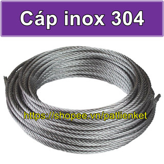 [TẠM ẨN] Cáp inox 304 (size 4ly - 5ly - 6ly)