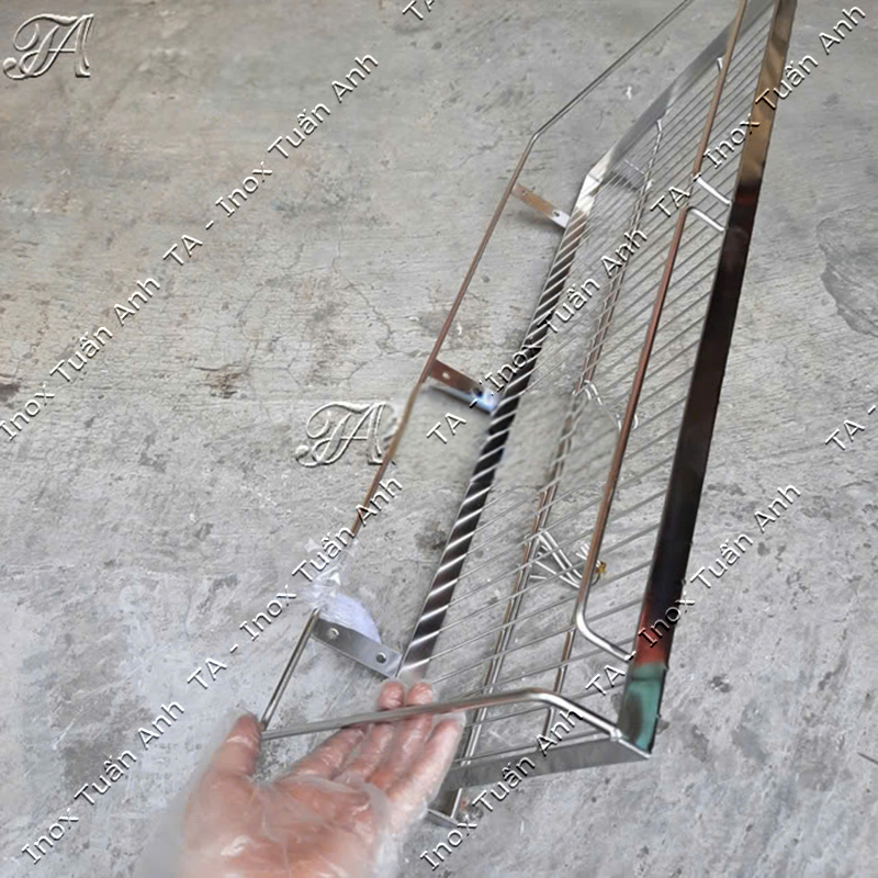 Kệ úp chén 1 tầng inox 304 - Kệ chén inox 304 KC567