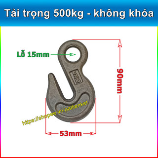 Móc cẩu - móc cẩu cáp (móc treo, có khóa và không khóa)