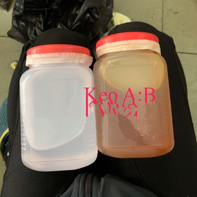 Keo A:B resin tỉ lệ 1:1