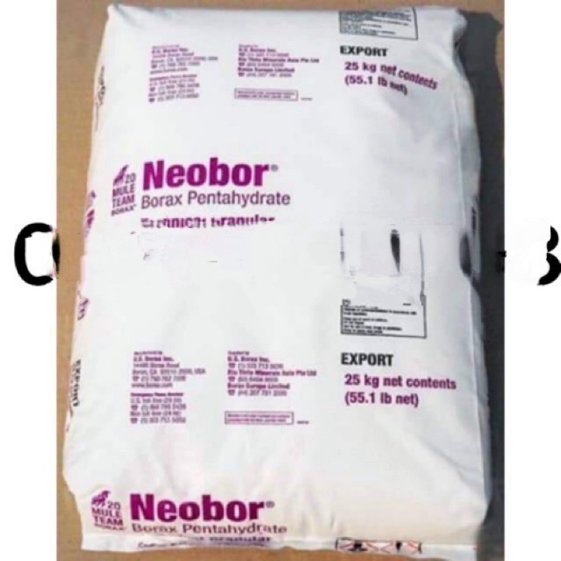 Borax bao 25kg dùng trong công nghiệp