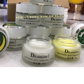 Kem vỗ bong nám Dr.snow cặp 2 lọ