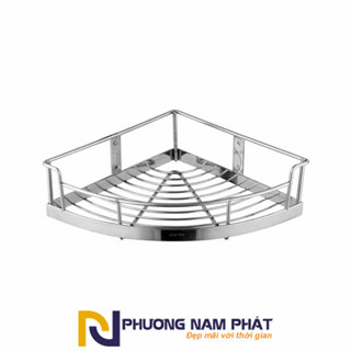 HÀNG THƯƠNG HIỆU Kệ góc đựng sữa tắm dầu gội trong nhà tắm inox 304 KGL1 KỆ GÓC LƯỚI 1 TẦNG