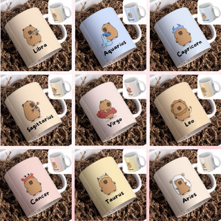 Ly Sứ, Cốc Sứ In Hình Capybara Cung Hoàng Đạo Cốc Uống Nước Capibara Quà Tặng Độc Đáo Ý Nghĩa Decor Dễ Thương