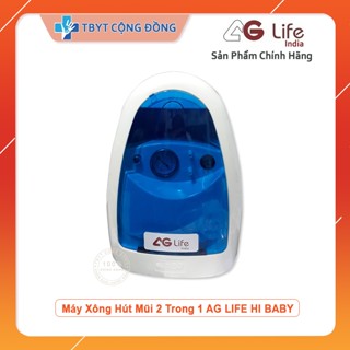 Máy Xông Mũi Họng + Hút Mũi 2 Trong 1 AG LIFE HI BABY ( india )
