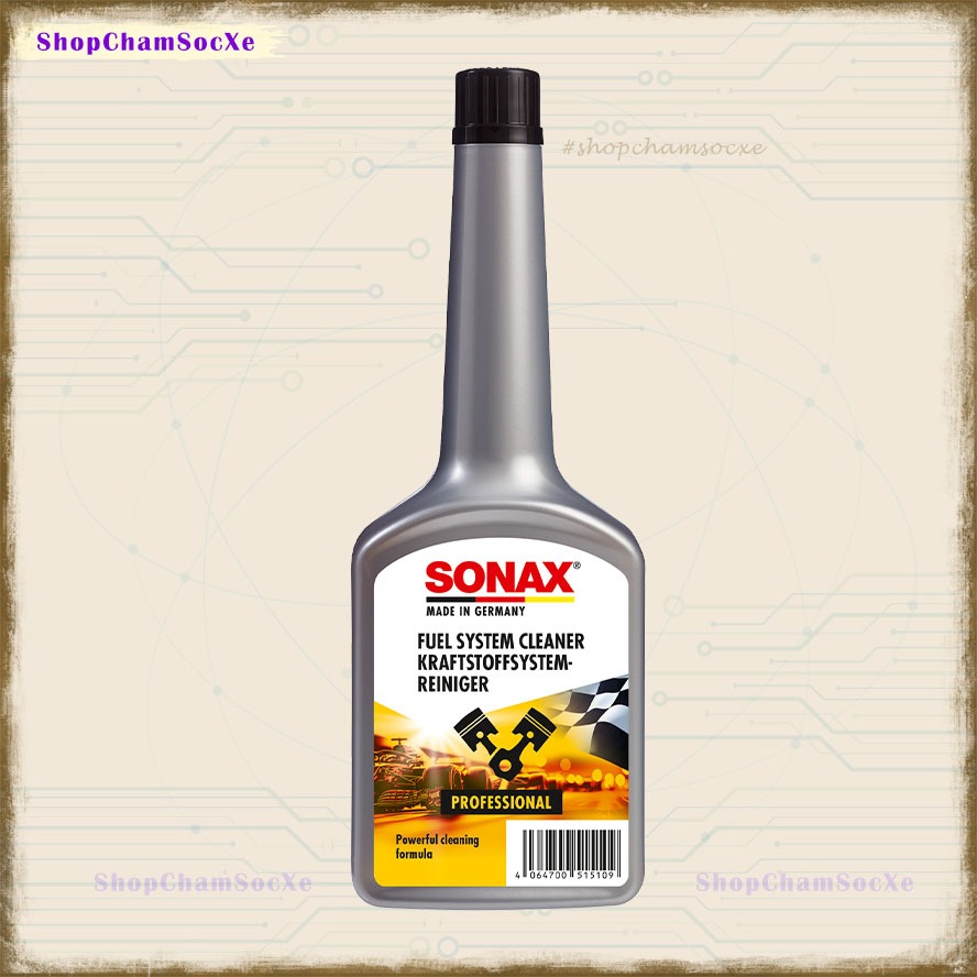 Phụ gia làm sạch động cơ xăng Sonax Fuel System Cleaner