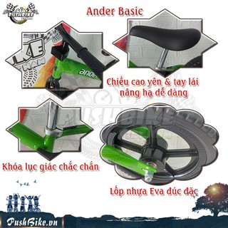 Xe chòi chân thăng bằng Ander Basic cho bé từ 1.5 đến 6 tuổi