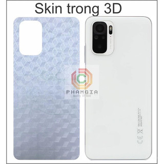 Miếng dán mặt lưng skin carbon Xiaomi Redmi Note 10 / Note 10s / Note 10 Pro (2021)