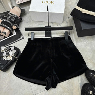 EMLYvn - Quần Short Nhung Cạp Cao Khóa Trước Có Mắc Cài, Quần Đùi Nhung 2 Lớp Lưng Cao Quần Nhung Dáng Ôm KAB