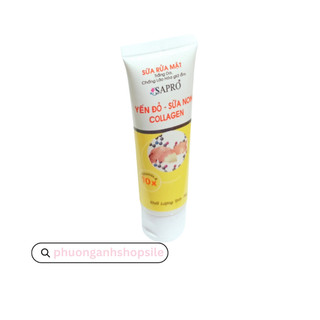 Sữa rửa mặt sapro yến đỏ sữa non collagen