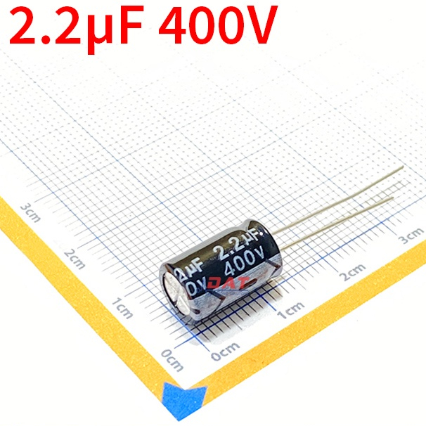 Tụ Hóa 2.2uF 400V 8*12mm