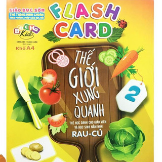 Flash card - thẻ thế giới xung quanh 2 - rau củ