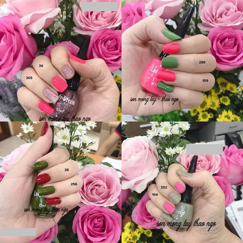 Sơn móng tay Ladydream 12ml (sơn thường)