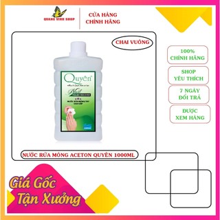 Nước rửa móng aceton Quyên 500ml