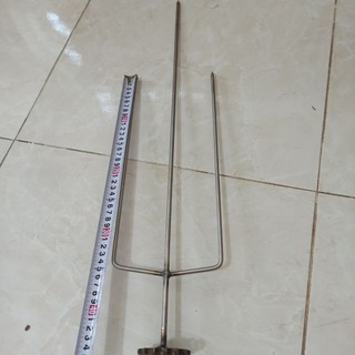 Combo 2 xiên nướng gà vịt 3 cạnh / Ba chĩa quay gà vịt / Xiên 3 chãng quay gà vịt chạy xích to