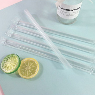 [50 Chiếc] Ống Hút Bọc Phi 8 Đen + Trắng + Đỏ