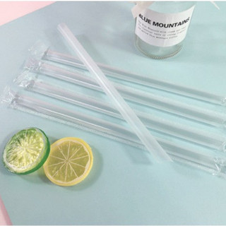 [50 Chiếc] Ống Hút Bọc Phi 12 Đen + Trắng + Đỏ