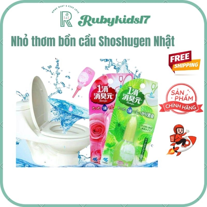Nước nhỏ thơm bồn cầu 1teki shoshugen Nhật