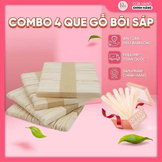[CHE TÊN] 1 Que Gỗ Phết Sáp RIMWAXING Size Lớn Chuyên Dùng Wax Body, Nách, Bikini Hàng Loại Tốt