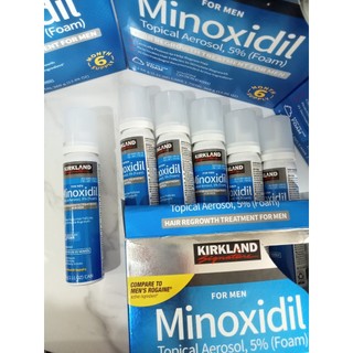 Minoxidil 5% Dạng Bọt Mọc Râu Tóc Kirkland Mỹ