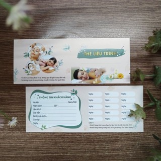 Thẻ Liệu Trình dành cho spa/ giấy dày