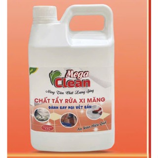 Nước tẩy xi măng Mega Clean dung tích 1.7 lít, tẩy cực mạnh, tẩy rong rêu cũ bẩn, đất cát,Gỉ Sét