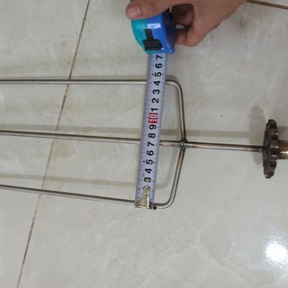 Combo 2 xiên nướng gà vịt 3 cạnh / Ba chĩa quay gà vịt / Xiên 3 chãng quay gà vịt chạy xích to