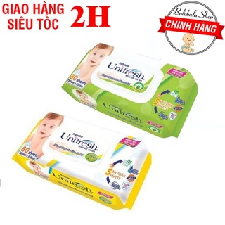 Khăn Ướt Unifresh - Baby Care - Unidry sơ sinh 80 miếng
