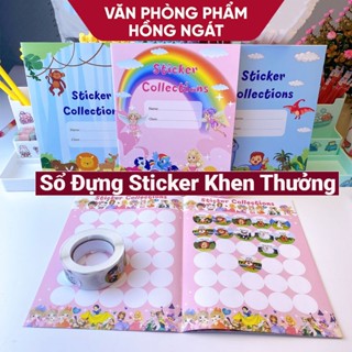  Sổ đựng sticker khen thưởng cho học sinh đồ dùng học tập cute dễ thương của giáo viên S10 