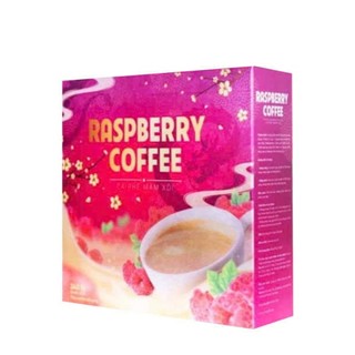 [CHÍNH HÃNG 100%] Cà Phê Giảm Cân Mâm Xôi Raspberry Coffee hộp 15 gói