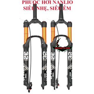 Phuộc hơi xe đạp hợp kim Nhôm Magie siêu nhẹ, siêu êm, siêu bền cỡ 26, 27.5, 29 inch