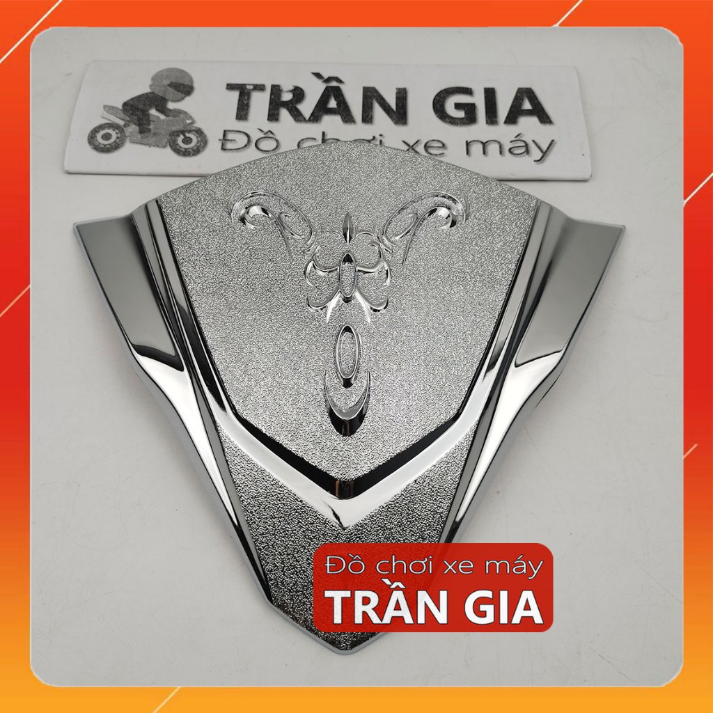Mão ốp đầu xe AB airblade năm 2013-2014-2015 xi inox crom - phụ kiện trang trí air blade