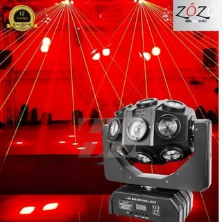 Đèn sân khấu moving 18 mắt + laser